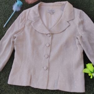 Harve Benard Cream Blazer